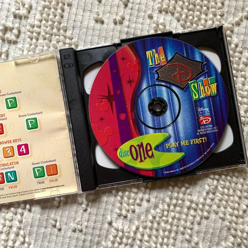 'The D Show' Disney Trivia Game (CD)